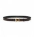 Marella Bruine leren riem met goudkleurige gesp (M)