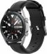 By Qubix - Classic Leren Bandje voor Garmin Venu / Sq / Sq2 / 2 Plus - Zwart - 20mm