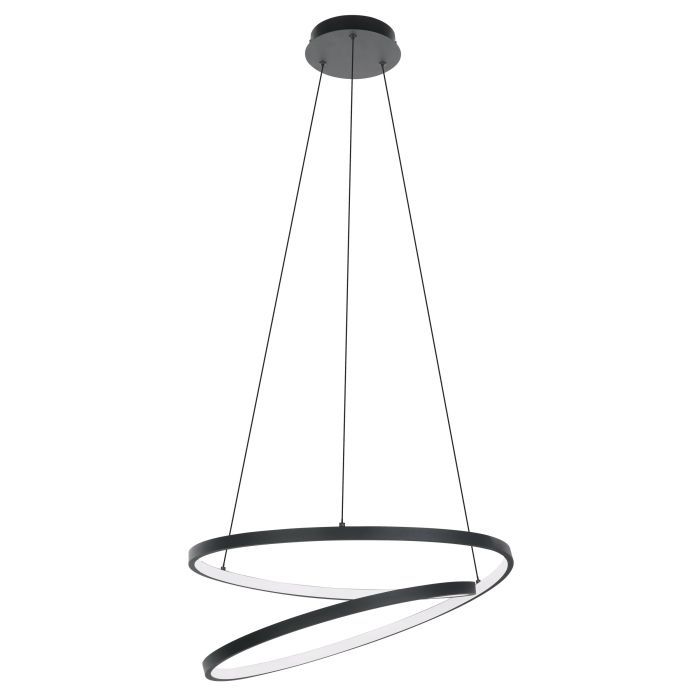 EGLO Ruotale Hanglamp - Zwart - 4800 Lumen - 150cm