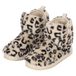 Apollo pantoffels met panterprint beige