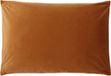 Essix Gatsby Effen kussenhoes van velours 40 x 60 cm Roodbruin