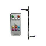Zarivy Dansende led-lichtketting met afstandsbediening, 100 leds, IP44, perfect voor binnen en buiten, lengte 14,9 m