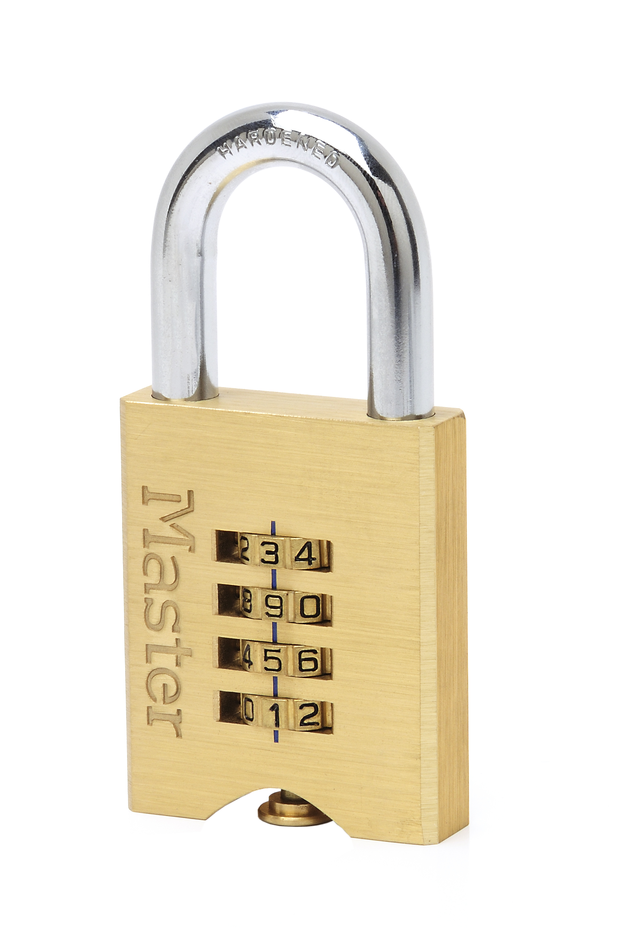 Masterlock Hangslot met 51 mm breed huis van massief koper en vrije combinatiekeuze