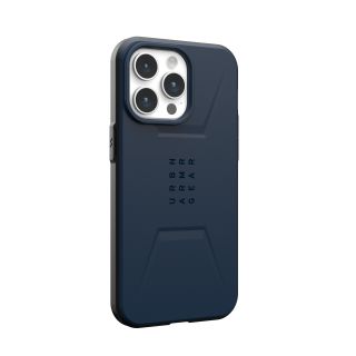 Urban Armor Gear Civilian iPhone 15 Pro Max Hoes - Blauw - MagSafe