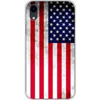 1001 coques Apple iPhone XR Siliconen hoesje Amerikaanse vlag