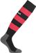 Uhlsport Team Pro Essential Stripe Voetbalkousen - Zwart / Rood | Maat: 45-47