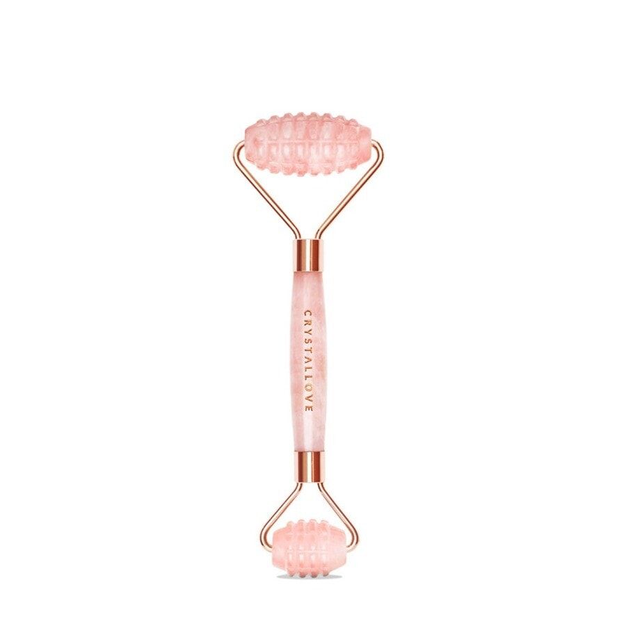 Crystallove 3D Rose Quartz Roller Gezichtsmassage