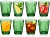 Cosy&Trendy Cosy Moments Drinkglazen Rituals - waterglazen - groen transparant - glas - set 8x stuks - 320 ml