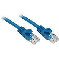 Lindy Basic - Verbindingskabel - RJ-45 (M) naar RJ-45 (M) - 7.5 m - UTP - CAT 6 - gevormd, zonder haken - blauw