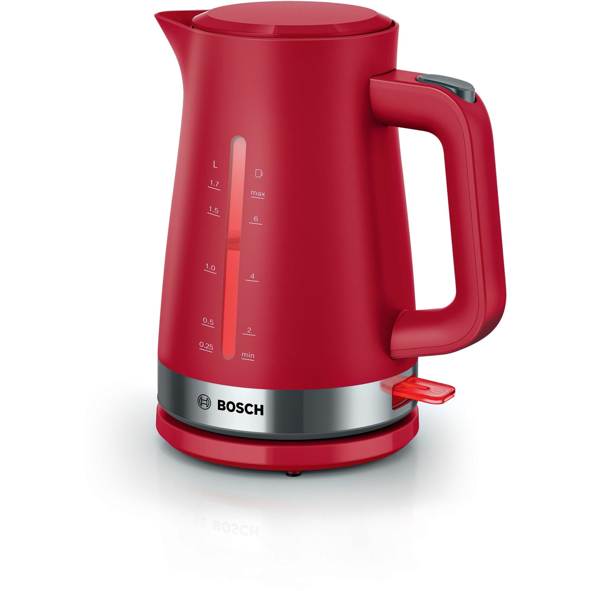 Bosch TWK4M224 Waterkoker - 1.7L - 2400W - Rood