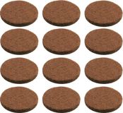 AMIG Anti-krasvilt - 32x - Bruin - 28 mm - rond - zelfklevend - meubel beschermvilt