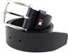 Wan GmbH Ceinture élégante en cuir pour homme Bleu foncé pour toute occasion