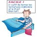 Bleu Calin Housse de couette enfant 90 x 190 cm – 100% Polyester Microfibre – Couette amovible 90 x 140 cm – Système de double fermeture éclair