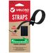 VELCRO Merk | Eco herbruikbare bandjes in één wikkel | Herbruikbare, flexibele en veelzijdige riemen voor thuisverbetering | zwart | 10 mm x 13 cm | set van 6