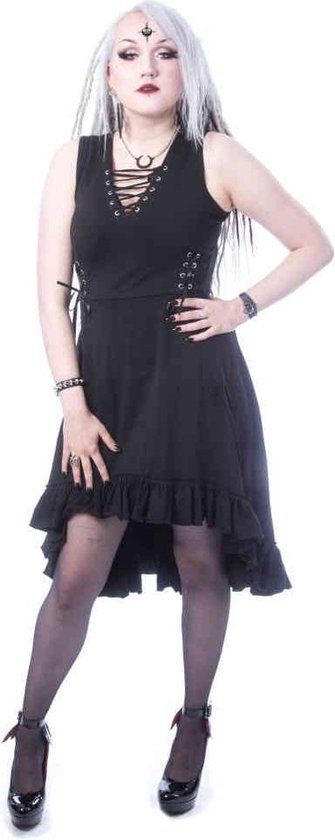 Vixxsin Soleil Dames Midi-jurk - zwart - XXL