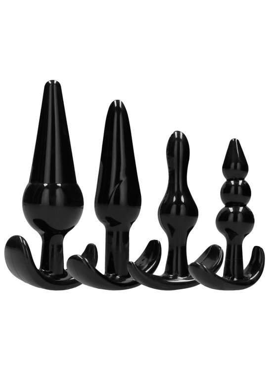 Sono NO. 80 - 4-Piece Butt Plug Set - Black