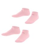 Esprit Foot Logo 2-Pack sneakersokken kinderen roze - maat 27-30