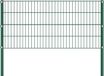 vidaXL Schuttingpaneel met palen ijzer 176,5x80 cm groen