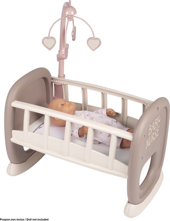 smoby Baby Nurse Poppenwieg met mobiel