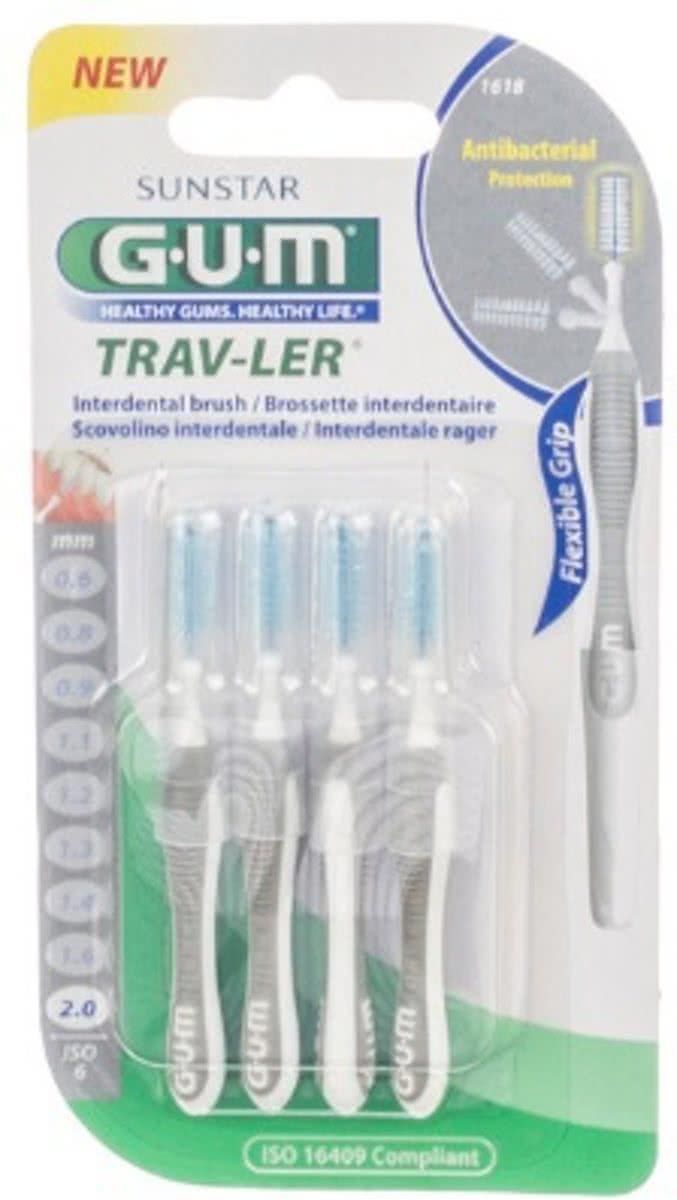 Gum Trav-ler Medium 2.0 mm - 4 st - Rager