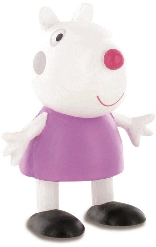 Comansi Speelfiguur Peppa Pig: Suzy Sheep - 6 cm - Wit