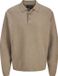 JACK & JONES Bradfort knit polo regular fit - polo pour hommes avec col polo - beige (brindle melange)
