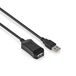 Allteq ALTQ-USBAF-USBAM-B-5 USB-kabel USB 2.0 5 m USB A 0,48 Gbit/s Zwart