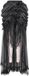 Devil Fashion EVA LADY Gothic Maxirok - Zwart - Maat L