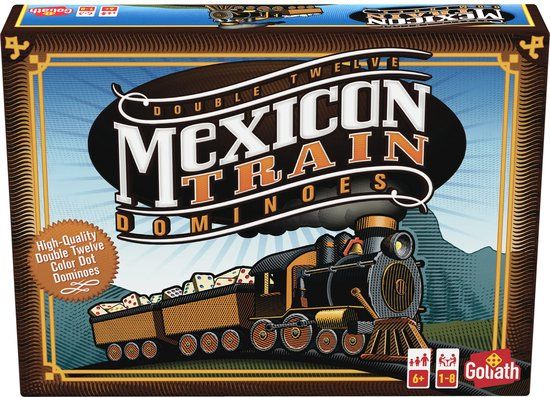 Goliath Mexican Train Dominoes - Actiespel - Domino - Standaard Editie