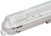 HOFTRONIC Ecoseries LED TL armatuur 120cm IP65 4000K 18W 3150lm Flikkervrij koppelbaar T8 G13 fitting Wit Plastic