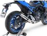 GPR Exhaust Systems Deeptone Inox Suzuki Gsx-8r 2022-2024 E5 Round Homologué Système d'échappement complet Argent