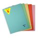 Clairefontaine 327126Cpack Collectie Linicolor ESSENCE Pak met 5 Spiraalschriften - A4 21x29,7 cm - 180 Pagina’s Kleine Ruitjes - Wit Papier 90 g - Transparante Polypropyleen Omslag - Willekeurige Kleuren
