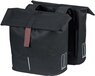 Basil City Dubbele fietstas - Zwart - 32 Liter - Waterafstotend - Achter - Polyether