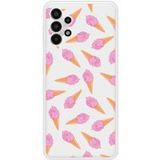 Samsung Bedrukt siliconen hoesje compatibel met Galaxy A13 4G Glace Rose