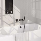 Brauer Black Carving Thermostatische Inbouw Badkraan Badvulcombinatie