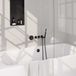 Brauer Black Carving Thermostatische Inbouw Badkraan Badvulcombinatie
