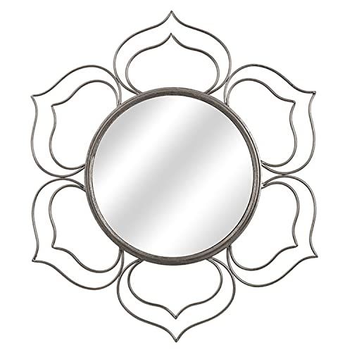 DRW Wandspiegel met bloemenvorm - 76 x 2 cm - INT. 37 cm