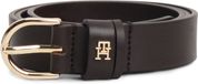 Tommy Hilfiger Riemen Leer Unisex Klassieke gesp Broekriem Donkerbruin