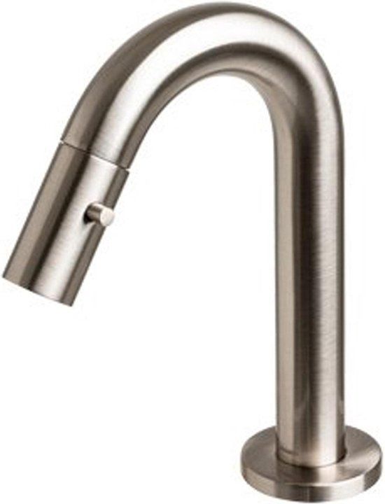 Plieger Lupo 2.0 Toiletkraan - Opbouw - Geborsteld chroom - 10 jaar garantie