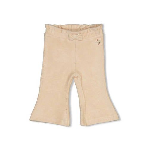 Feetje corduroy flared broek Lucky Bloombird - ecru