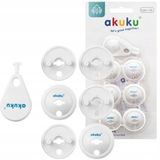 Merkloos / Sans marque Albis Mazur Stekkersloten voor Stopcontacten - 6 stuks + Sleutel