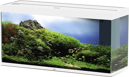 Ciano Emotions PRO 120 Set Aquarium - 233L - Wit - 121x40x60 cm - Exclusief Meubel