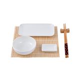 MasterPRO Bergner Foodies Q3565 Sushi-set, 12-delig (porselein + bamboe + hout)