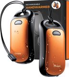 Ocoopa Herbruikbare Handwarmers – Tweedelig Magnetisch Ergonomisch Ontwerp - Waterdicht voor alle weersomstandigheden (IP45) 2*4-8 uur Warmte – 3 Warmteniveaus (37-52C°) – 6.000 mAh (2*3.000) – Maximale gebruiksduur