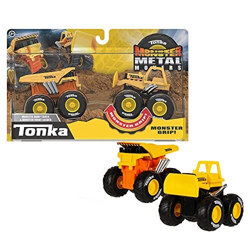 Tonka 06161 Monster Metal Movers Combo Pack-Construction Zone Speelvoertuig, Multicolor