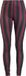 Gothicana by EMP Gothicana Zwart/rood gestreepte legging - Dames - M