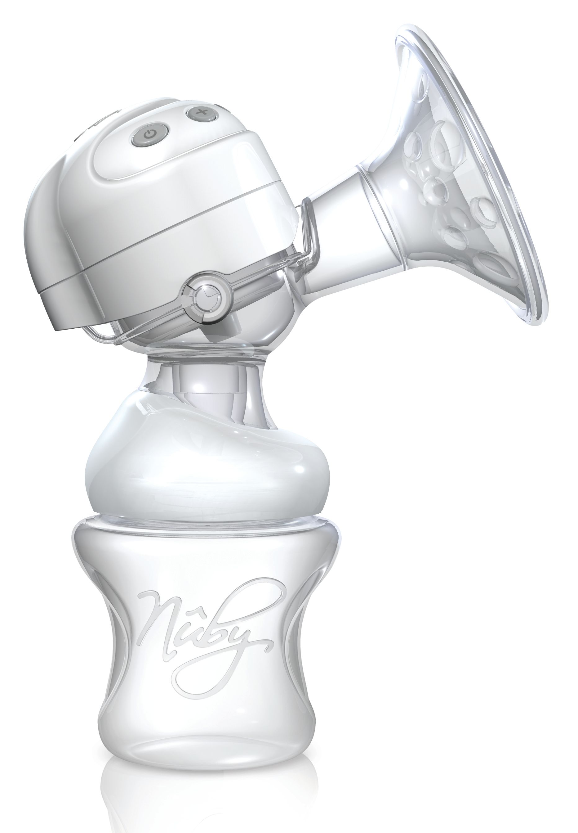 Nuby Elektrische Sturing Borstpomp - Wit/Transparant