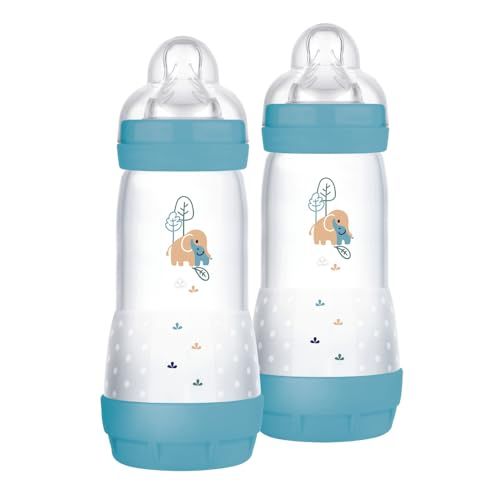 MAM Easy Start Babyfles - 2 stuks - 320 ml - 4+ maanden - Groen