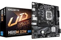GIGABYTE H610M D3W Motherboard, Micro-ATX, Intel H610 Chipset, DDR4