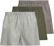 JACK&JONES JACMILANO WOVEN BOXERS 3 PACK NOOS Heren Onderbroeken Dusty Olive XL